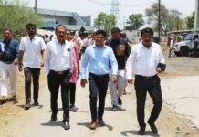 कलेक्टर का पूरा दिन रहा निरीक्षण को समर्पित