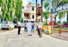 विधायक पहुँचे घटना स्थल पर.