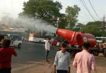 गर्मी से राहगीरों को राहत.