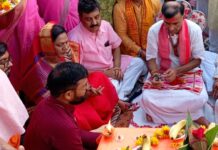 ध्वज पूजन संपन्न