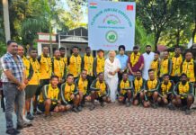 साइकिल यात्रा का हुआ स्वागत