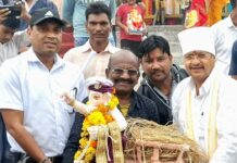 गणेश प्रतिमाओं का विसर्जन