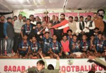 सागर लीग फुटबॉल टूर्नामेंट जीता टाइटन क्लब ने