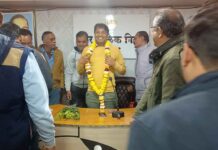 सागर : निगमायुक्त का हुआ सम्मान