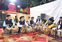 तबले की थाप ने दिया स्वच्छता का संदेश