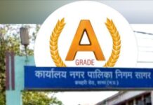 सागर – नगर निगम ने ए-ग्रेड में की हैट्रिक