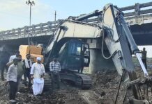 सागर : कनेरादेव के पुल निर्माण कार्य का निरीक्षण