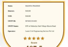 सागर : नगर पालिक निगम का 5-स्टार रेटिंग के साथ प्रदेश में तीसरा स्थान