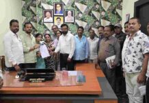 सागर : स्थाई कर्मी मिले निगम अध्यक्ष से