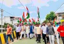 सागर : भाजपा ने निकाली तिरंगा यात्रा
