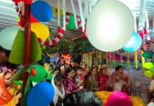 पुलिस लाइन सागर स्थित श्री सिद्ध हनुमान मंदिर में चल रही श्रीमद् भागवत कथा