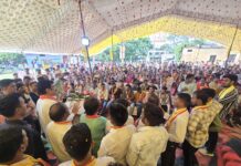 राहतगढ़ में श्रीकृष्ण जन्माष्टमी पर निकली शोभायात्रा