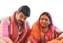 सावन सोमवार के दिन केबीनेट मंत्री ने की पूजा अर्चना